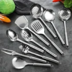 Kitchen Cookware Cooking Utensils Stainless Steel Shovel Soup Spoon Turner Utensils Dinnerware Cooking Tool Kitchen Gadgets - Image 3