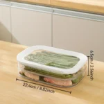 Meat Container for Fridge, Stackable Cold Cuts Storage Containers with Clear Lids for Deli Meat, Bacon, Cheese & Meal Prep - Image 10