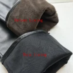 Women's Patent Leather Gloves Men's Leather Gloves Shiny Black Party Evening Short Gloves - Image 13