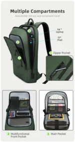 Heroic Knight Men Business Backpack Multifunction Slim Laptop Bags For Women outdoors Waterproof pack Aesthetic Backpack Design - Image 21