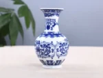 Ceramics Flower Vase Decoration Home Blue And White Vases For Wedding Decor Living Room Ornaments Table Desktop Retro Art Crafts - Image 10