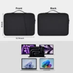 With Handle Portable Laptop Bags Waterproof Lightweight Laptop Case Ultra Thin Dual Zipper Computer Notebook Sleeve - Image 6