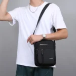 Men Crossbody Bag Single Shoulder Bags Big Capacity Storage Bag Fashion Multi-Pockets Business Crossbody Bags - Image 26