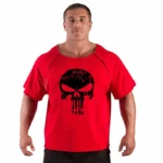 Men's T Shirts Fitness Men Bodybuilding  Shirt Batwing Sleeve Rag shirt Gym Fitness Muscle Running T shirt - Image 30