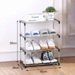3/4 Shoe Rack Multi Layered And Space Saving Shoe Rack For Simple Household Storage And Storage Three And Four Layer Shoe Racks - Image 7