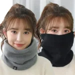 Knitted Neck Warmer Sports Scarf Fashion Soft Women Men Face Cover Winter Skating Running Hiking Scarves Thick Cold-proof Collar - Image 5