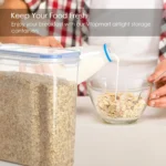 Food Storage Containers with Lids Stackable Treat Box Containers for Kitchen Pantry Organization Containers for Rice Dispenser - Image 13
