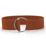 Belts for Women Simple Waist Elastic Ladies Band Round Buckle Decoration Coat Sweater Fashion Dress Waistband - Image 9