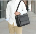 Oxford Cloth Laptop Bags Men Large Capacity Briefcase Business Travel Shoulder Pouch - Image 24