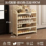 Shoes Organizers Narrow Corridor Shoe Rack Space Saving Storage Shelf Shoe Rack Luxury Designs Sturdy Home Furniture Accessories - Image 43