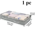 The Thickened Large-sized Storage Box Under The Bed Can Hold Clothes, Quilts, And Non-woven Fabric Bags For Storage - Image 3