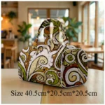 Quilted Tote Bag Men Women Large Hobo Purse Boho Chic Shoulder Bag Unique Paisley Print Beach Bag Spacious Travel Tote Handbag - Image 26