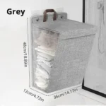 Household Laundry Baskets Foldable Bathrooms Laundry Baskets Large Capacity Multifunctional Waterproof Clothes Storage Basket - Image 6