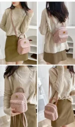 Women's Handbag Single Shoulder Crossbody Bag Double Shoulder Backpack Fashion All-matching Large Capacity Leisure Backpack - Image 14