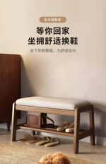 Shoes Organizers Bench Sturdy Shoe Rack Nordic Designs Multifunction Minimalist Shoe Rack Storage Rooms Furniture Accessories - Image 23