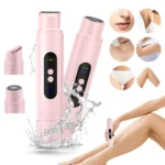 Electric Shaver for Women Waterproof Wet & Dry Hair Razors 2 in 1 Double Head Portable Bikini Hair Trimmer Detachable Head Shave - Image 9