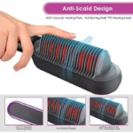 Electric Hair Straightener Brush Professional Fashion Fast Heating Ceramic Hair Straightener - Image 12
