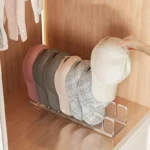 Hat Stand for Baseball Caps No Install Acrylic Hat Organizer for 7 Baseball Caps Hat Racks for Baseball Caps Display Organizer - Image 2