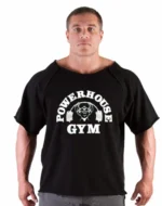 Men's T Shirts Fitness Men Bodybuilding  Shirt Batwing Sleeve Rag shirt Gym Fitness Muscle Running T shirt - Image 2