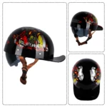 Vintage personalized men's and women's baseball caps motorcycle helmets ladybug helmets electric car baseball caps, half helmets - Image 9