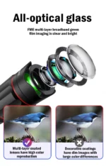 25X Phone Telephoto Lens Kit Phone Holder Portable Tripod Stabilizer Highpower Zoom Concerts Contest Outdoor Observation Animal - Image 12