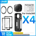 Accessories Set for Insta360 X3 X4 X5 Lens Guard Screen Protector Storage Bag Silicone Case Lens Cap Protective Frame Insta 360 - Image 9