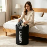 Extra-large Waterproof Laundry Basket Padded Handle Foldable Multi-purpose Storage Bathroom Laundry Room Balcony Baskets - Image 11