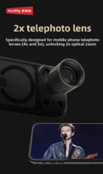 2X Telephoto Booster for Phone – 60mm, 5‑Element Glass, 10° FOV, 4‑5m Focus, T‑Mount, for 4X/5X/8X Telephoto - Image 9