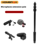Portable extendable tripod for DSLR cameras, mobile phones, and desktops. Handle for live streaming. - Image 3