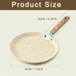 Frying Pan Non-stick Pancake Crepe Pan Mini Induction Pan for Crepes and Pancakes Crepe Pan Fry Pan Egg Omelet Pans - Image 16