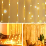Christmas Lights LED Fairy String Curtain Lights 8 Mode Remote USB Festoon Christmas Decor For Home Holiday New Year Lamp - Image 13
