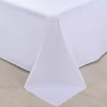 One Single Bed Sheet (Excluding Pillowcases and Pillow Inserts) Made of Washed Material, Pure White, Suitable for Hotels, Guesthouses, and Home Use for Single or Double Beds - Image 9