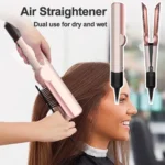 New Pro Hair Straightener has Wet/Dry Hair Mode for Straighten Hair, Constant Temperature Heat-up Drying and Straighten Hair - Image 5
