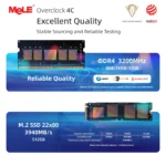 MeLE Reddot Winner Mini PC N100 i3-N300 16GB 32GB 512GB Mini Desktop Computer,USB-C on Office Education Home Overclock4C - Image 22