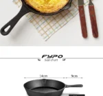 Cast Iron Frying Pan,14/16/20cm Non-stick Skillet Kitchen Fry Pot Breakfast Pan Omelette Pancake Pot Induction Cooking Cookware - Image 11