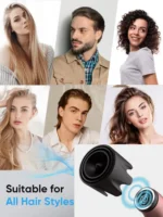 1400W high-power hair dryer, dries hair quickly, lightweight body, low noise, comes with various types of air nozzles. - Image 14