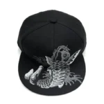 Men Baseball Cap Flat Hats  Embroidery Flat Top Hat Men Women Outdoor Leisure Hip Hop High Street Big Head Plus Size - Image 3