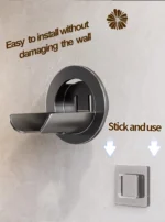 Plastic Hair Dryer Rack Wall Mounted Self-adhesive Blow Dryer Holder Hanging Organizers Bracket Without Drilling Hair Dryers ABS - Image 16