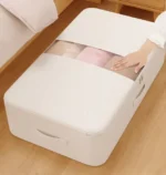 Under Bed Storage Containers Foldable Underbed Storage Bags Organizer Clothes Storage Bins with Clear Window for Blanket - Image 8