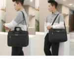 Oxford Cloth Laptop Bags Men Large Capacity Briefcase Business Travel Shoulder Pouch - Image 35