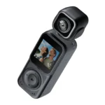 4K Vlogging Camera WiFi Pocket Action Camera with Dual Front & Rear Cameras Split-Screen LCD for Sport Outdoor Riding Travel - Image 4