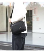 Fashion Men Crossbody Bag Single Shoulder Bags Big Capacity Storage Bag Multi-Pockets Business Crossbody Bags for Work Traveling - Image 18