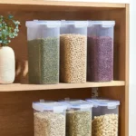 Food Storage Containers with Lids Stackable Treat Box Containers for Kitchen Pantry Organization Containers for Rice Dispenser - Image 5
