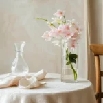 Glass Clear Cylinder Flower Vases for Centerpieces Wedding Decoration,Hurricane Floating Candle Holder for Party Home Decor - Image 3