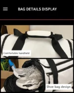 Travel Bag with Logo Large Capacity Short Distance Luggage Bag With Printed Name Custom Fitness Bag Sports Training Bag DIY - Image 31