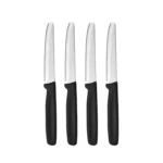 Steak Knives Set of 4/6/8 Stainless Steel Serrated Round Tip Fruit And Vegetable Paring Baking Toast Serrated Bread Knives - Image 12