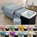 Head Washing Hairdressing Bedspread Barbershop Beauty Salon Hair Salon Thai Massage Bedspread Skin-Friendly SPA Bed Cover