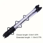 Fishing Pole Tripod Bracket, Aluminum Alloy Portable Folding Fishing Rod Tripod Stand for Outdoor - Image 2
