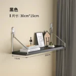 Simple No-Punch Wall Shelf For Books, Decorations, Dolls, Wall Display For Study, Living Room, Hanging Organizers - Image 21