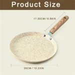 Frying Pan Non-stick Pancake Crepe Pan Mini Induction Pan for Crepes and Pancakes Crepe Pan Fry Pan Egg Omelet Pans - Image 8